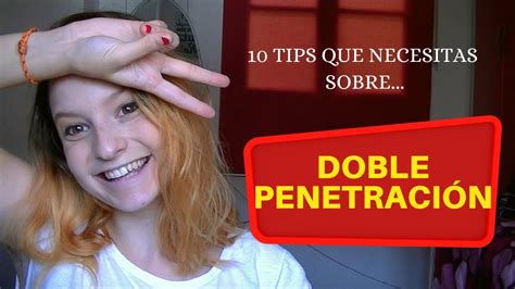 Double penetration - a sexual reference where a woman (usually) receives penetration from two men (or toys / combination of both) simultaneously. . Doble penetravion